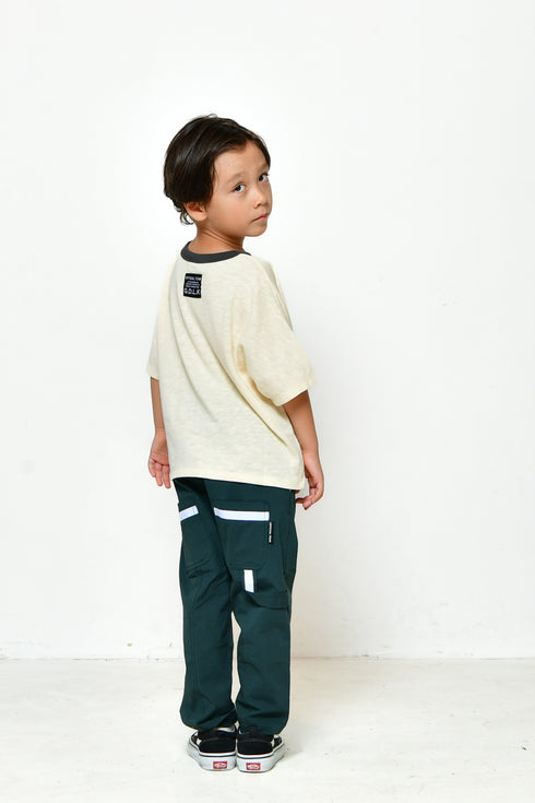 【オフィシャルチーム】スイッチングドルマンワイドTシャツ|S~L|1125224M